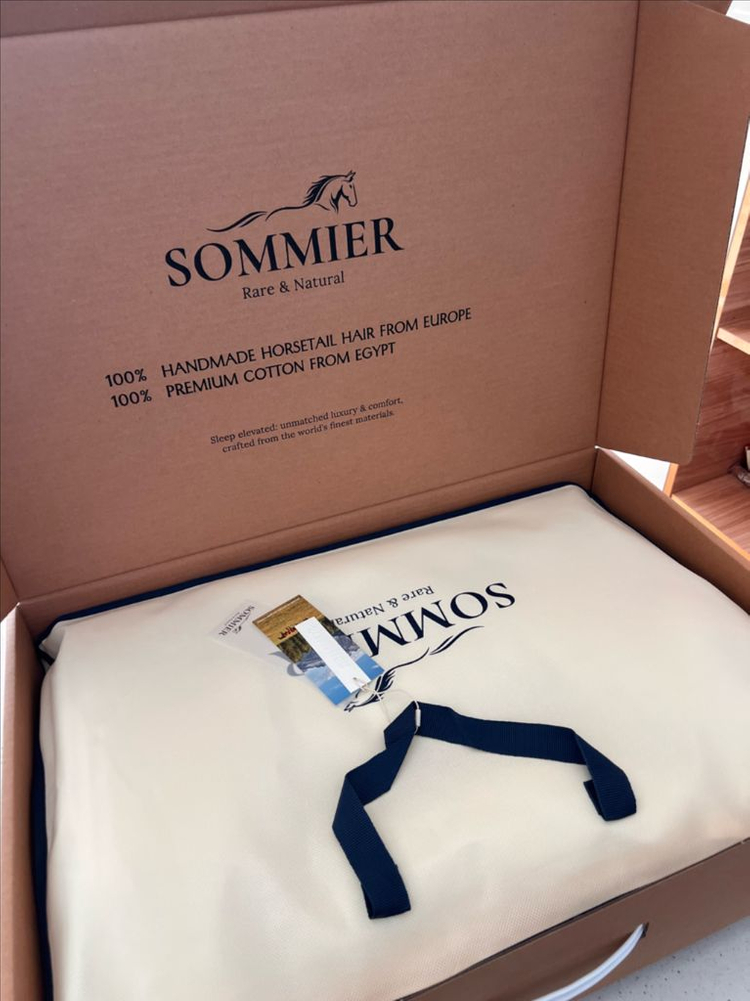 소미에르 EQ100D말총 베개 미사용--1