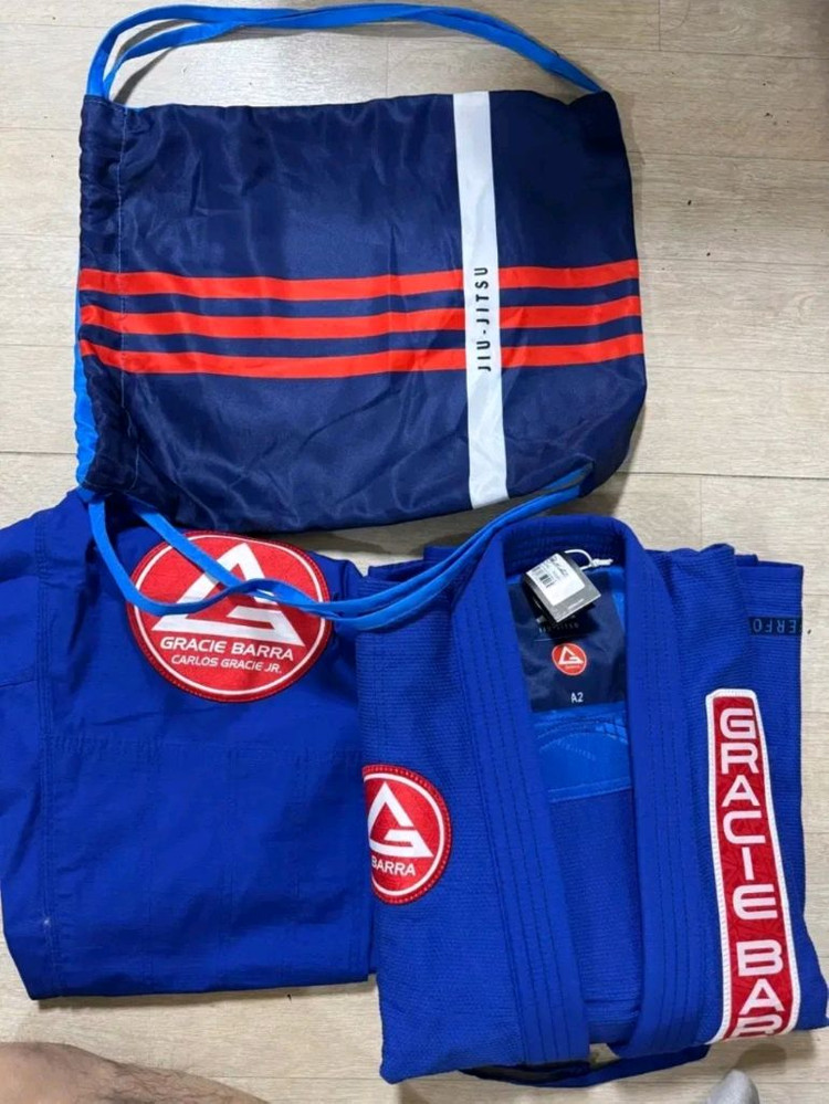 (새상품) 그레이시바라 아디다스 주짓수 블루 A2 판매--1