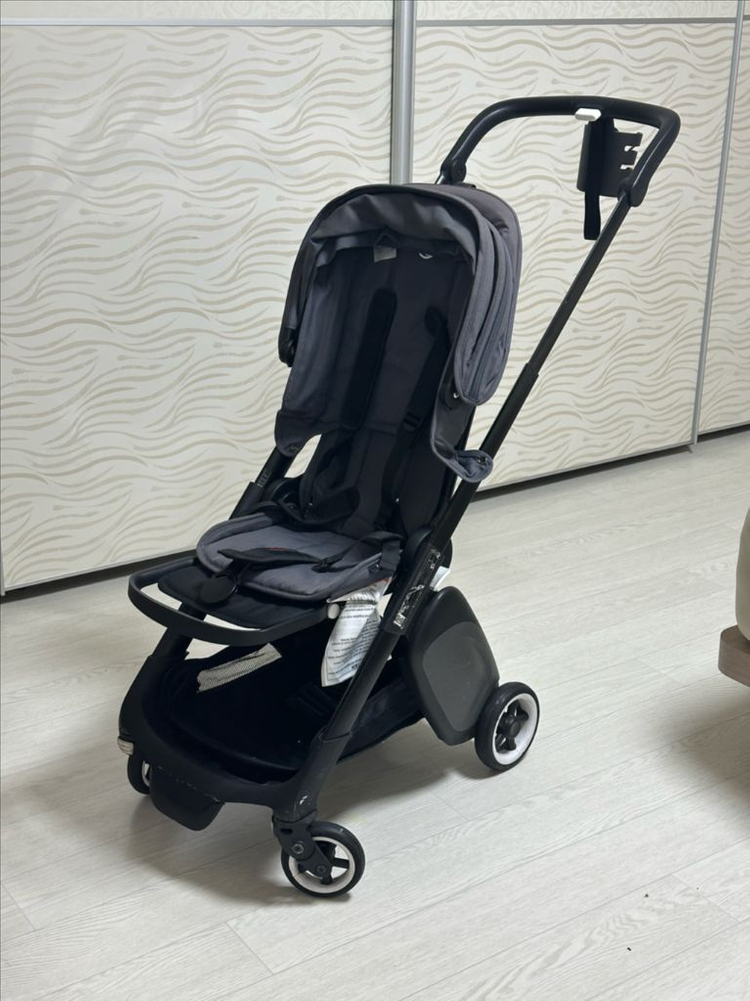 부가부 앤트 유모차 회색 + 레그레스트 + 컵홀더 + 앤트용 풋머프 + 폭스 고성능커버 일괄 이미지