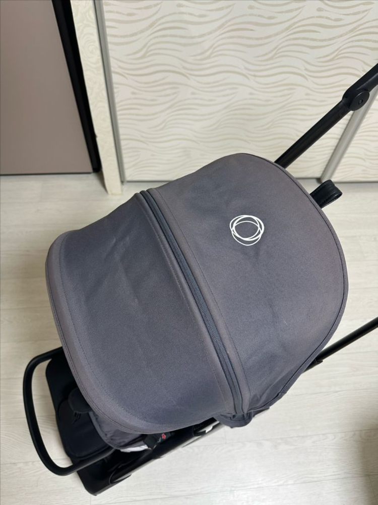 부가부 앤트 유모차 회색 + 레그레스트 + 컵홀더 + 앤트용 풋머프 + 폭스 고성능커버 일괄 이미지