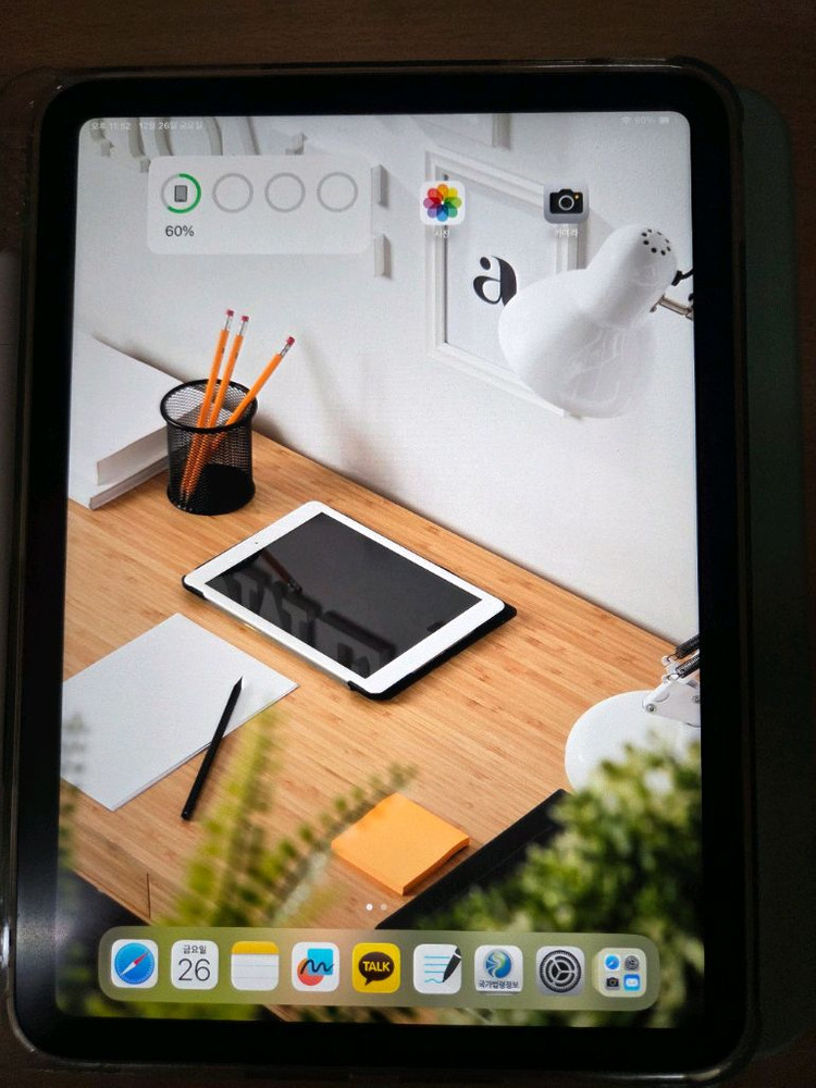 아이패드 11세대 A16 256GB + 짭플펜슬--1