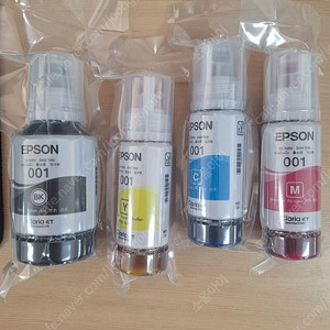 [정품/미개봉] 엡손 001 벌크잉크 4색 세트