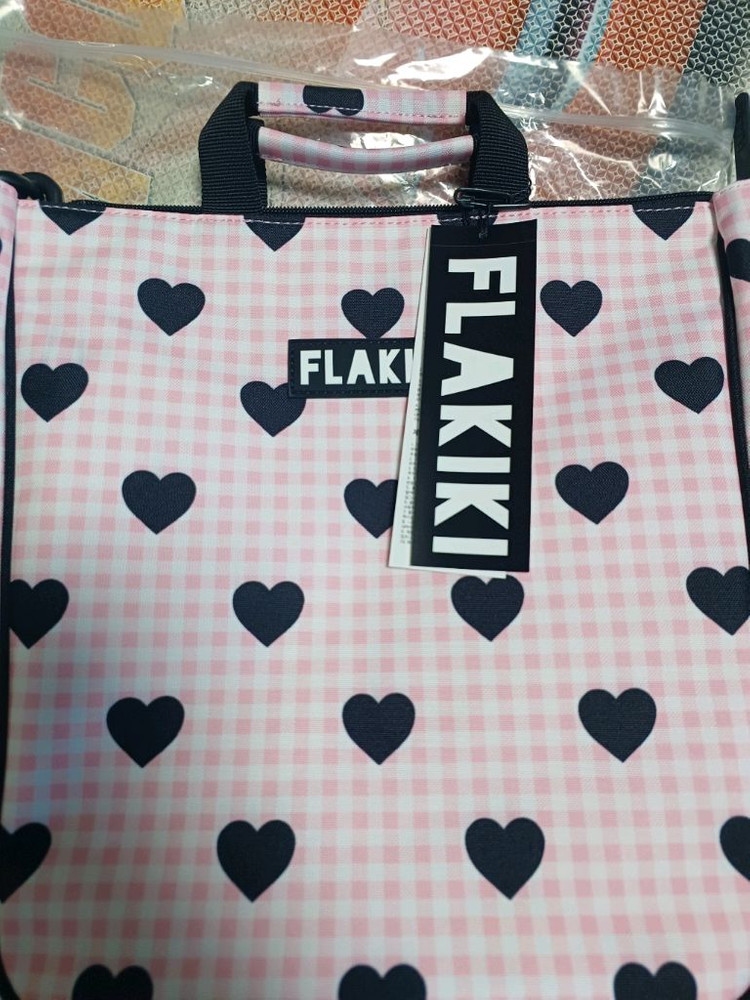 플라키키하트 보조가방/플라키키 실내화가방--3