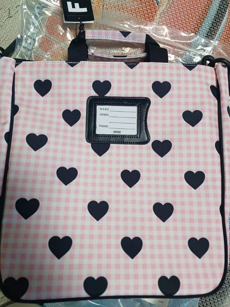 플라키키하트 보조가방/플라키키 실내화가방--5