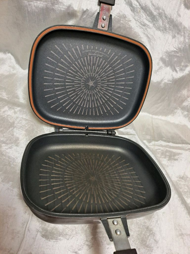 해피콜 그릴 양면팬 코팅 후라이팬 이미지