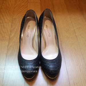 엘칸토 240사이즈 구두 하이힐 구두240 하이힐240 가죽구두 검정구두 엘칸토구두 엘칸토하이힐