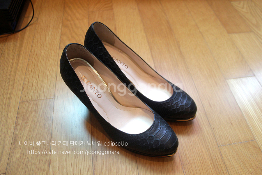 엘칸토 240사이즈 구두 하이힐 구두240 하이힐240 가죽구두 검정구두 엘칸토구두 엘칸토하이힐--1
