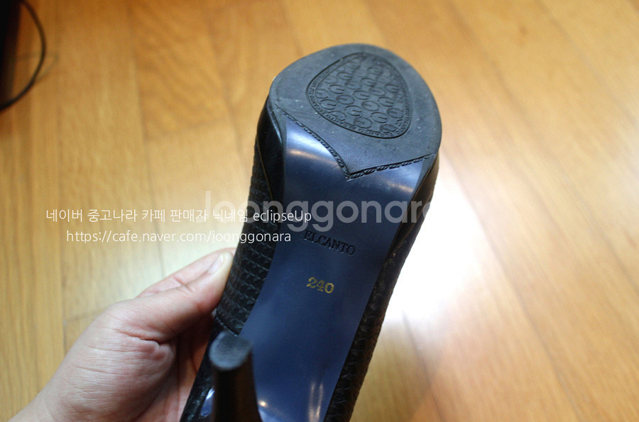 엘칸토 240사이즈 구두 하이힐 구두240 하이힐240 가죽구두 검정구두 엘칸토구두 엘칸토하이힐--5