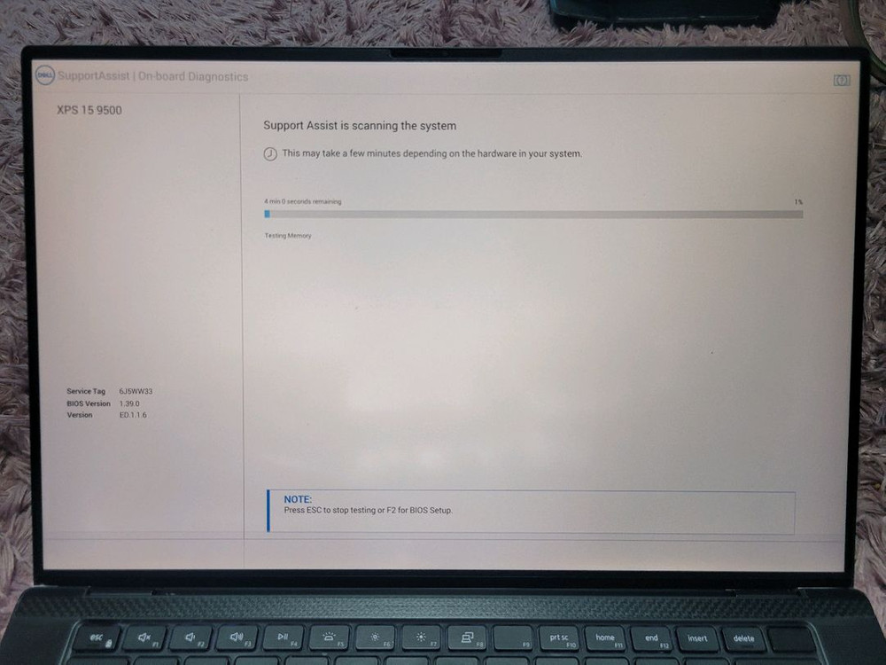 델 Dell XPS 15인치 9500 4K 터치스크린 외장그래픽 노트북--5