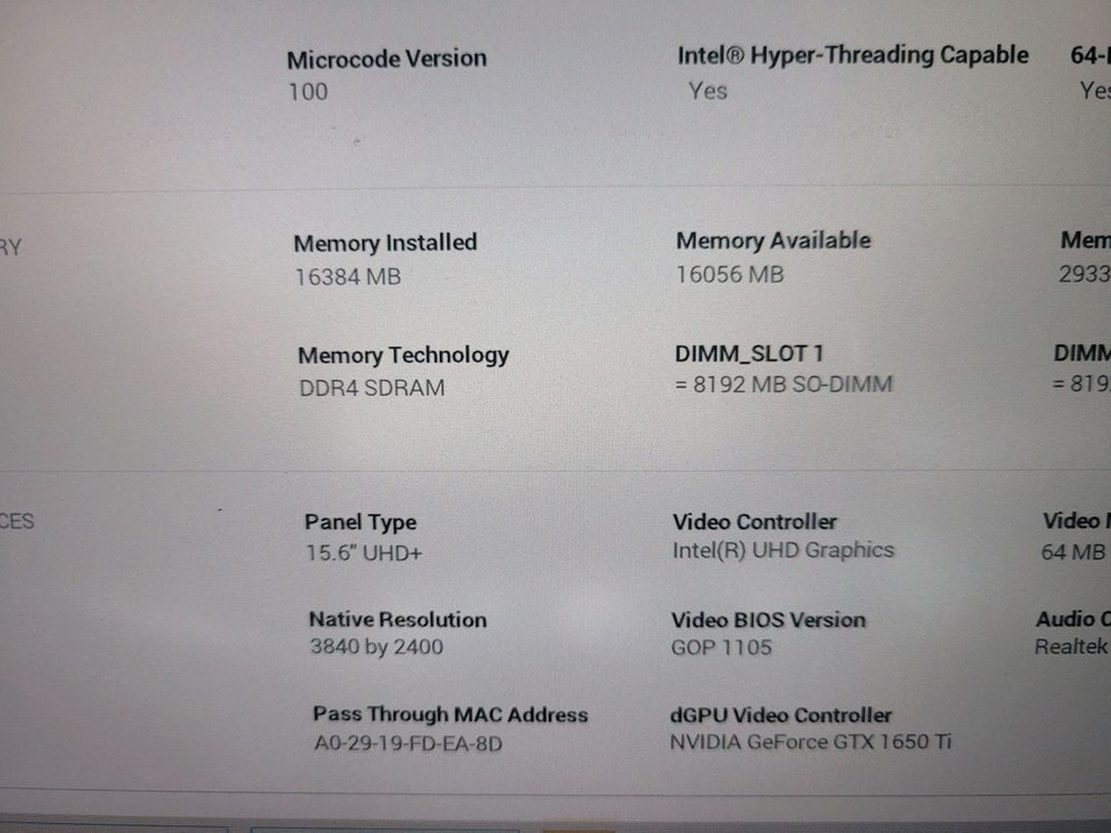 델 Dell XPS 15인치 9500 4K 터치스크린 외장그래픽 노트북--6