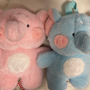 새상품 코끼리 가방 인형 두개전부