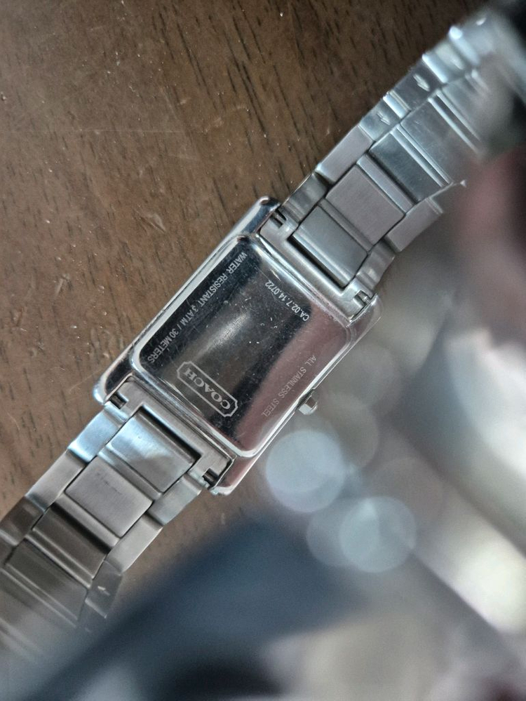 코치 탱크스타일 시계-남성용--2