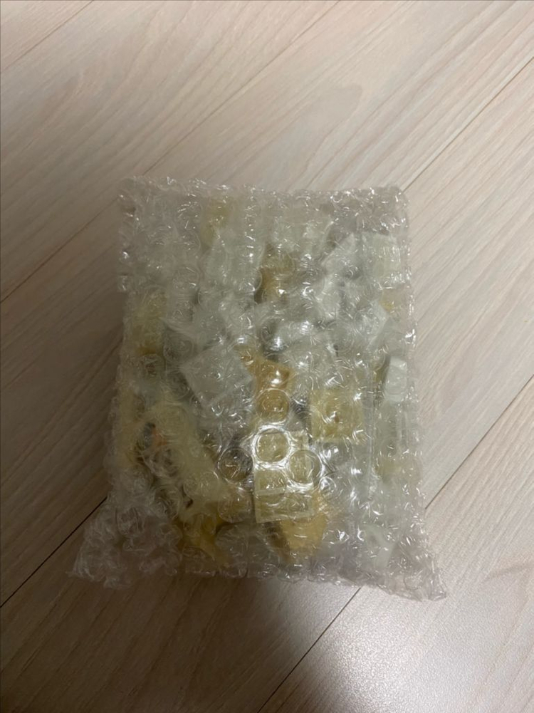 미사용)독거미 키캡 F108 화이트 골드 영문 키캡 108개--1