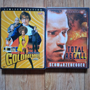 비닐채 미개봉DVD오스턴 파워:골드멥버&토탈리콜.일괄.구하기 힘들 DVD에요