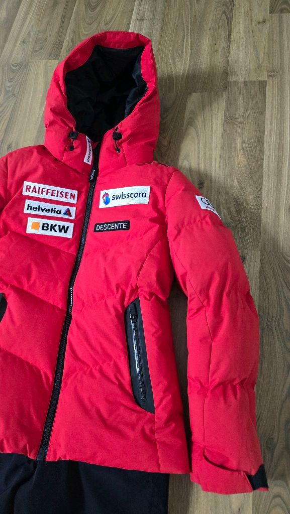 데상트 여성 스키복 상하--1