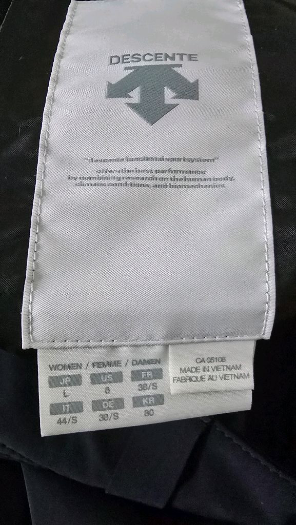 데상트 여성 스키복 상하--9