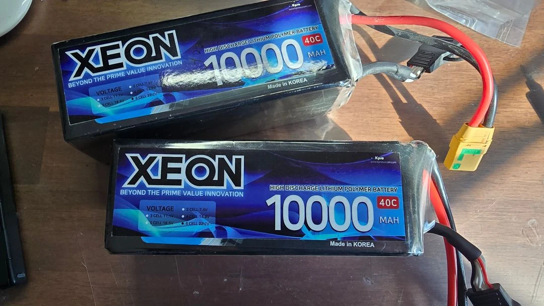 농업용 드론 6셀 22.2v 10000mAh Lipo 배터리 이미지