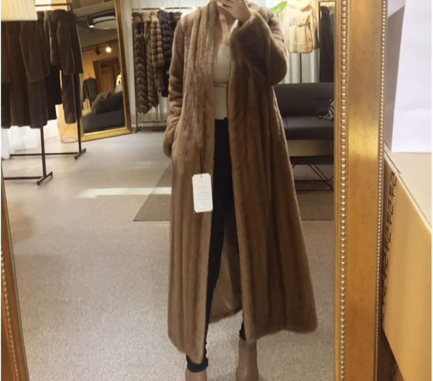 알테스 프리미엄 밍크 롱코트--4