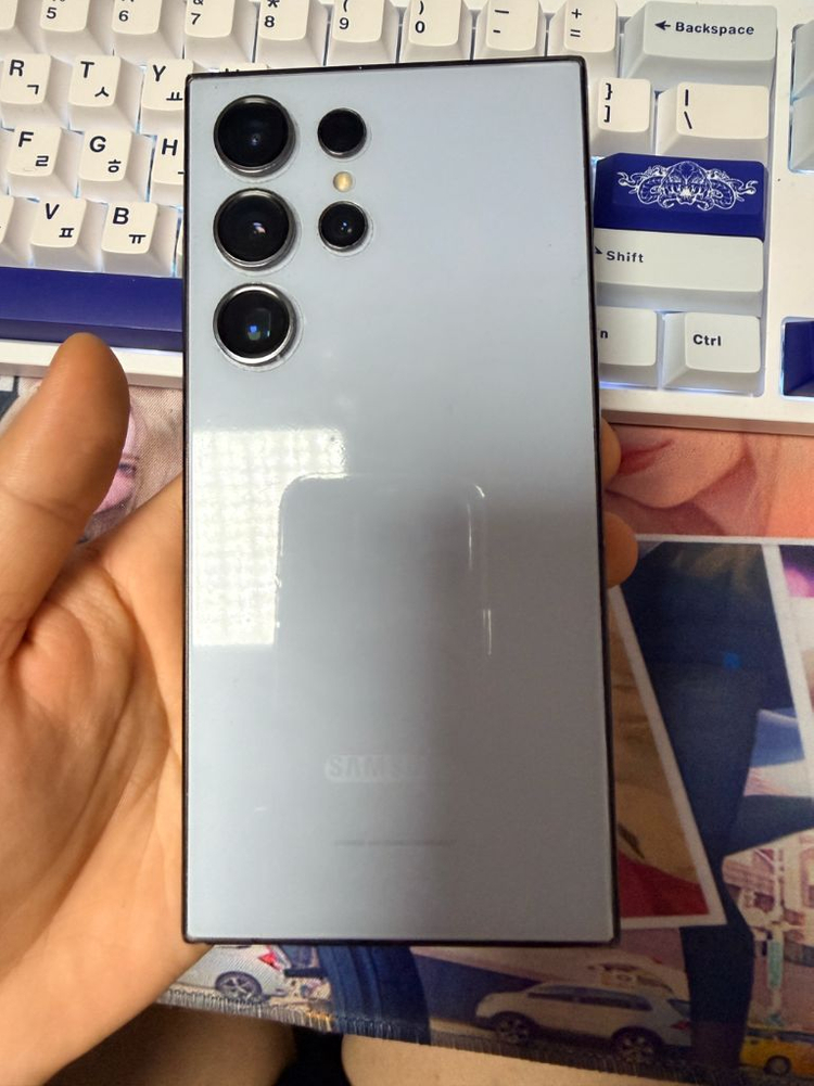 갤럭시s24울트라 512 티타늄 블루 이미지