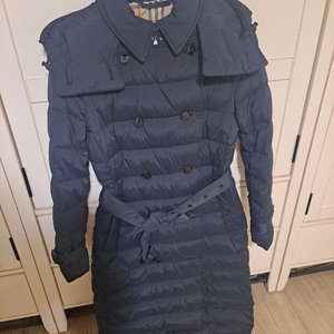 버버리 애쉬윅 롱 패딩 블랙 M