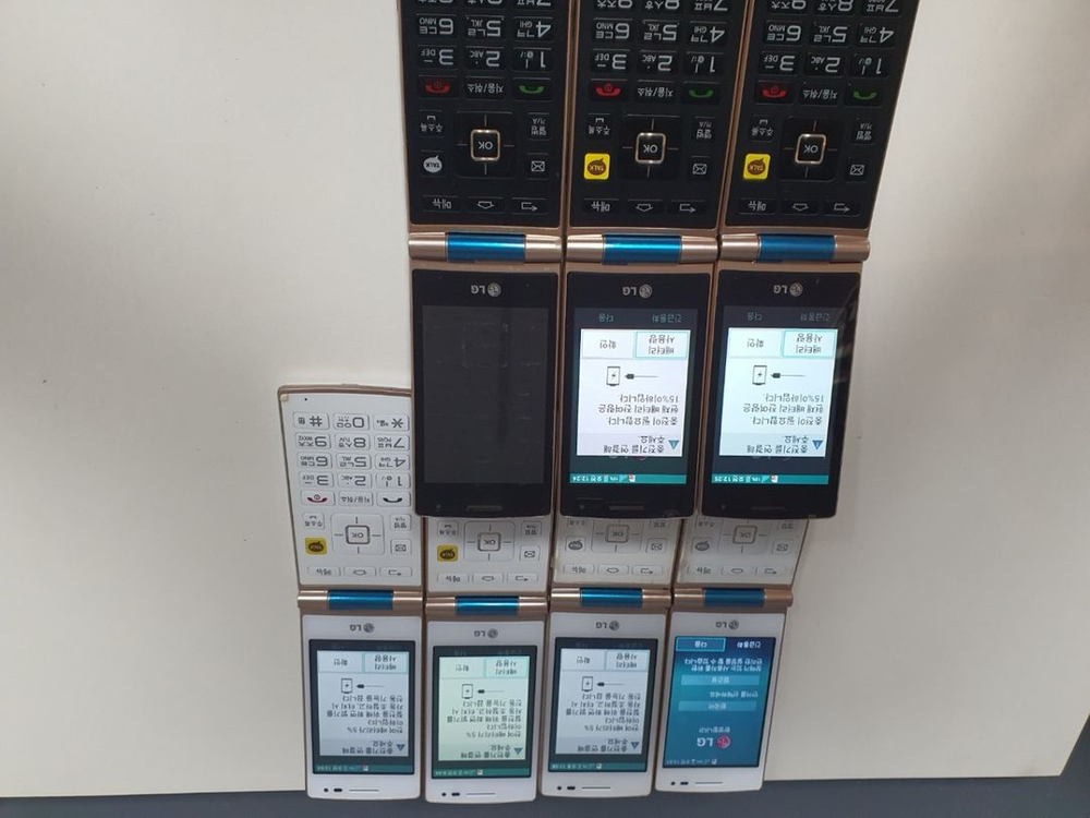 LG f480 T480 와인스마트폰 A급 스마트폴더폰--2