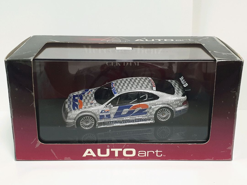 1:43 1/43 오토아트 메르세데스 벤츠 CLK DTM 2000 레이스카 다이캐스트 이미지