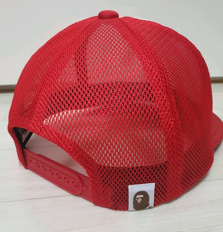 베이프 BAPE 레드캡 매쉬캡 트러커캡 볼캡 모자--3