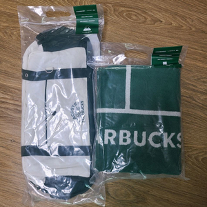 스타벅스 e-프리퀀시 라코스테 가방 멀티플백 수건 트렌