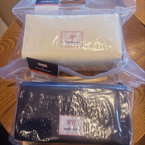 스타벅스 e-프리퀀시 헌터 파우치 블랙 아이보리 판매종