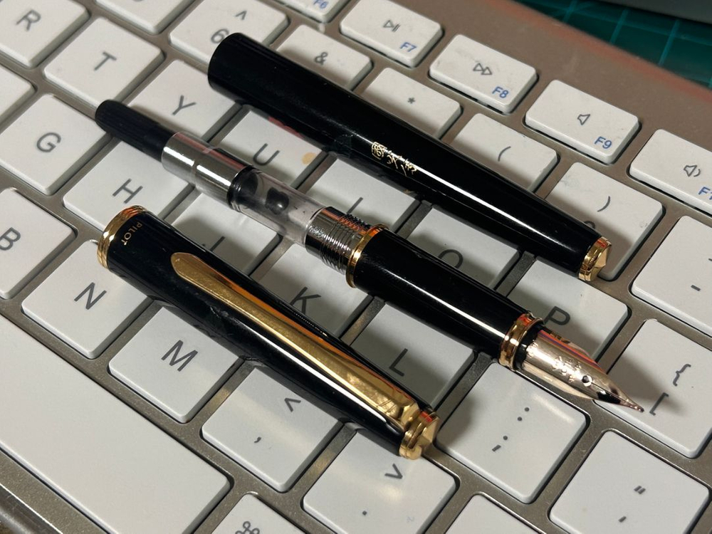 (70년대)파이롯트 마키에 만년필 - 국광회, 14K M--7