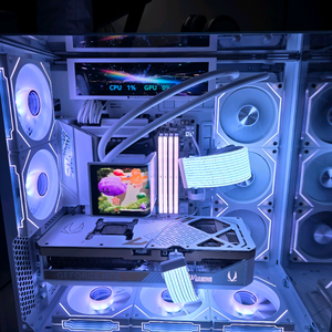 라이젠9 9950X3D RTX5090 리안리비전 최고사양 화이트Pc 팝니다