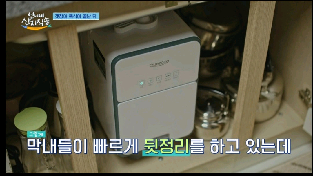 쾌존 음식물 처리기 싱크대 빌트인 분쇄기 건조기 QZ-022 오리지널 이미지