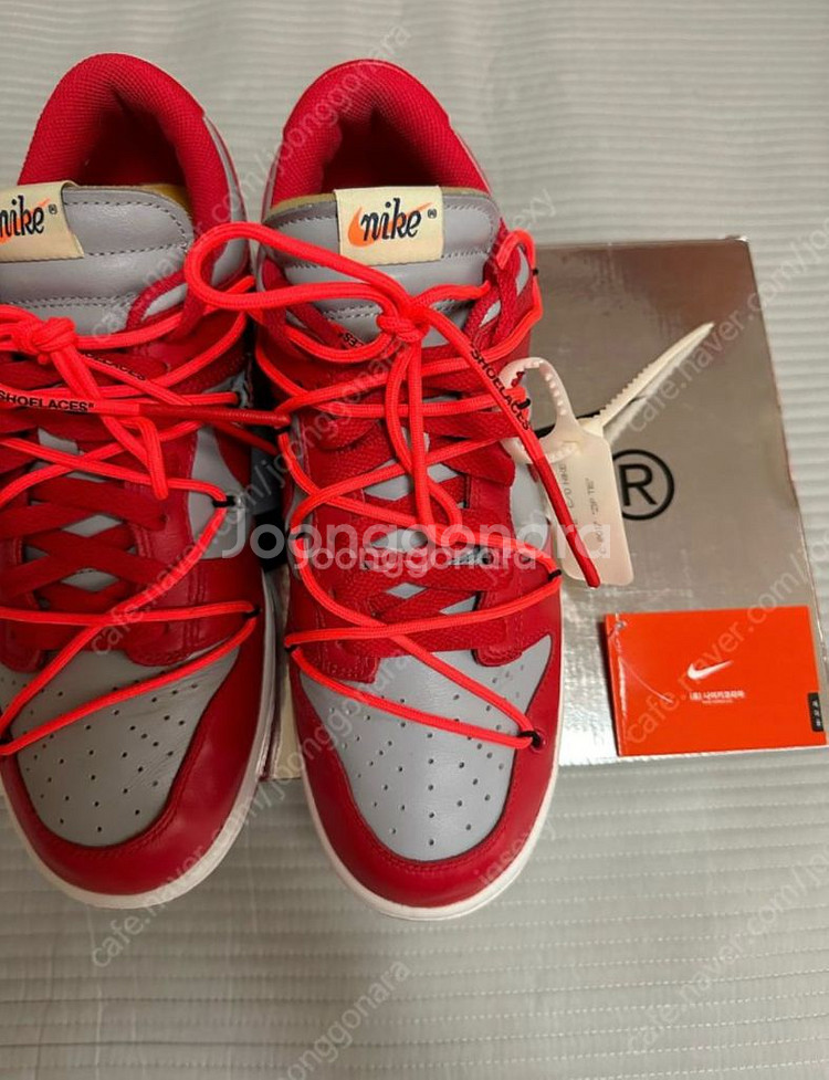 275] 나이키 x 오프화이트 덩크 로우 유니버시티--6