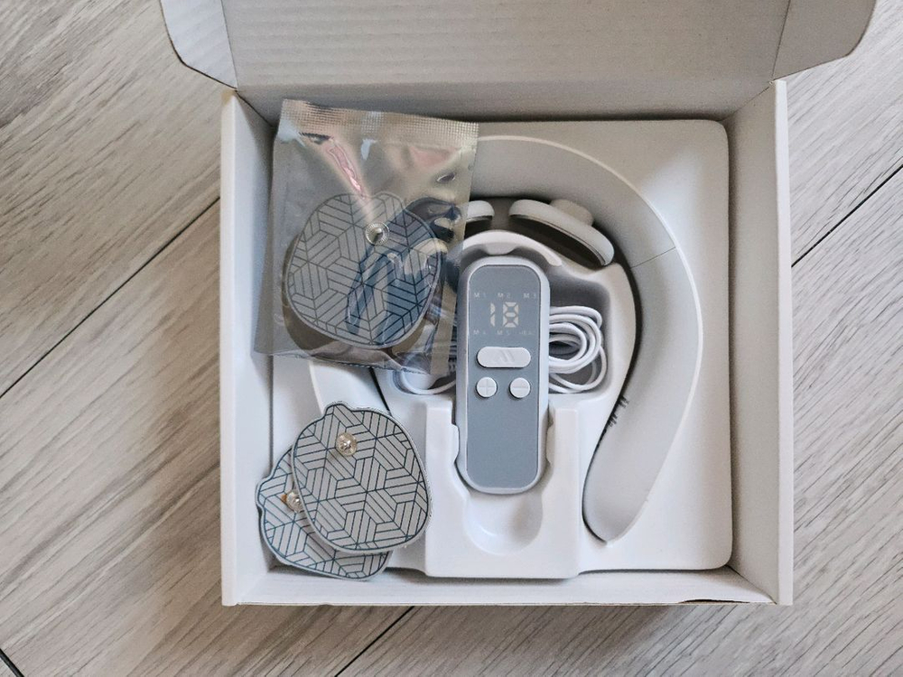 알로 저주파 목 마사지기--1