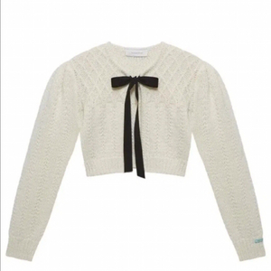 인스턴트펑크 울 리본 가디건 프리