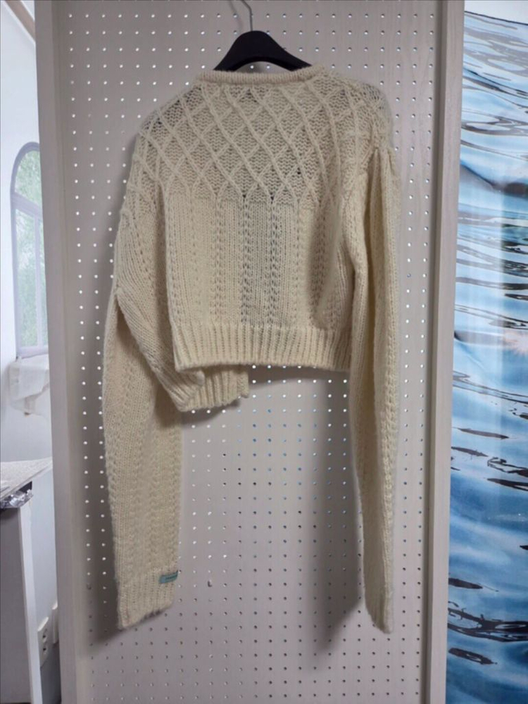 인스턴트펑크 울 리본 가디건 프리--5