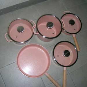 미사용 독일 에머 그라데이션 세라믹 IH 냄비 5종 세트