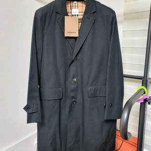 버버리 신형 체크 개버딘 카코트 48