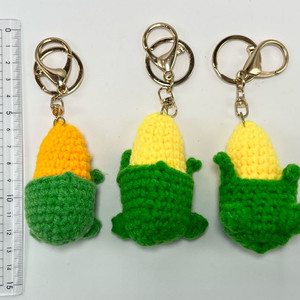 손뜨개 옥수수 키링 열쇠고리 자동차키 키홀더