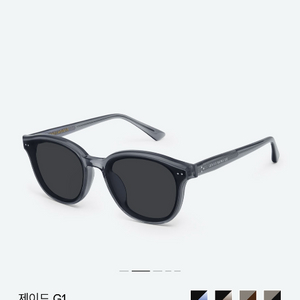 젠틀몬스터 제이드(jade) G1 선글라스 그레이 블랙