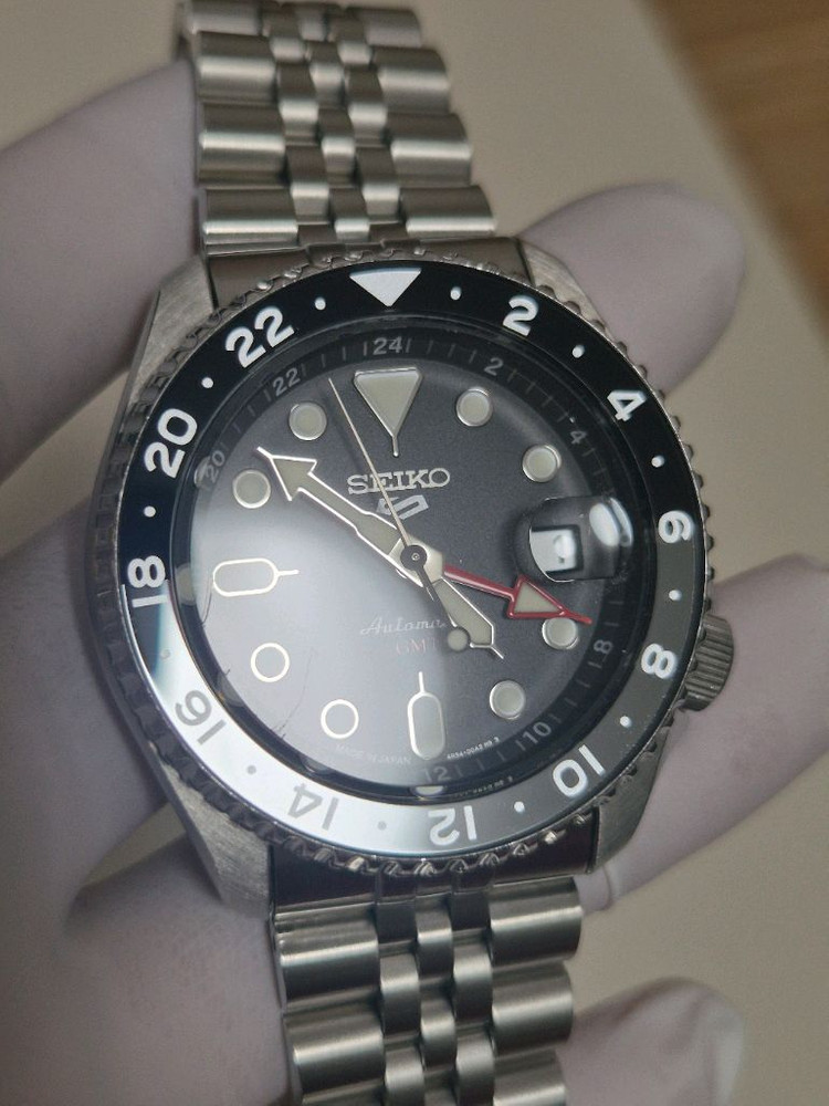 세이코 일본버전 SSK001 GMT 스포츠 오토매틱 다이버 시계--1