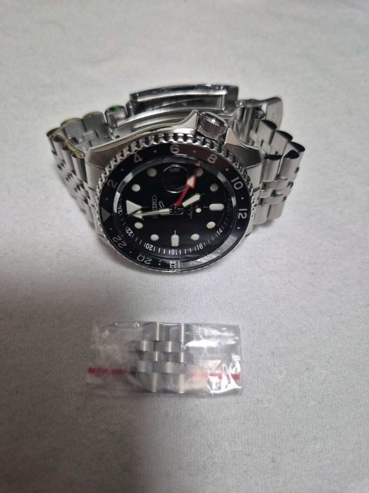 세이코 일본버전 SSK001 GMT 스포츠 오토매틱 다이버 시계--9