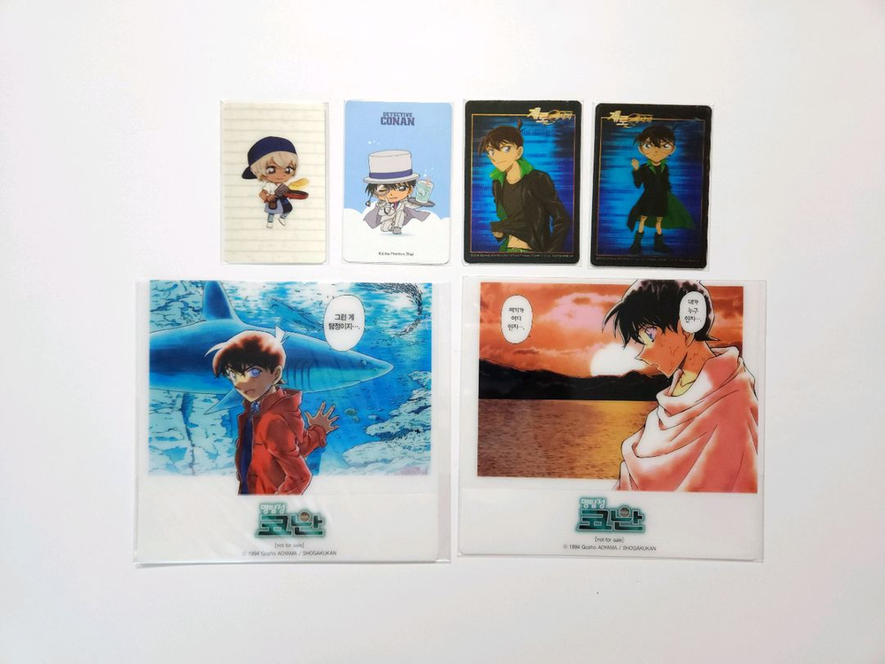 명탐정 코난 101권 라이브 특전 아크릴 스탠드 극장판 전시회 렌티큘러 카드 콜라보 카페 포토카드 포카 이미지