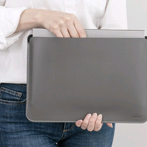 [새상품] 가로 오픈형 가죽 노트북케이스
