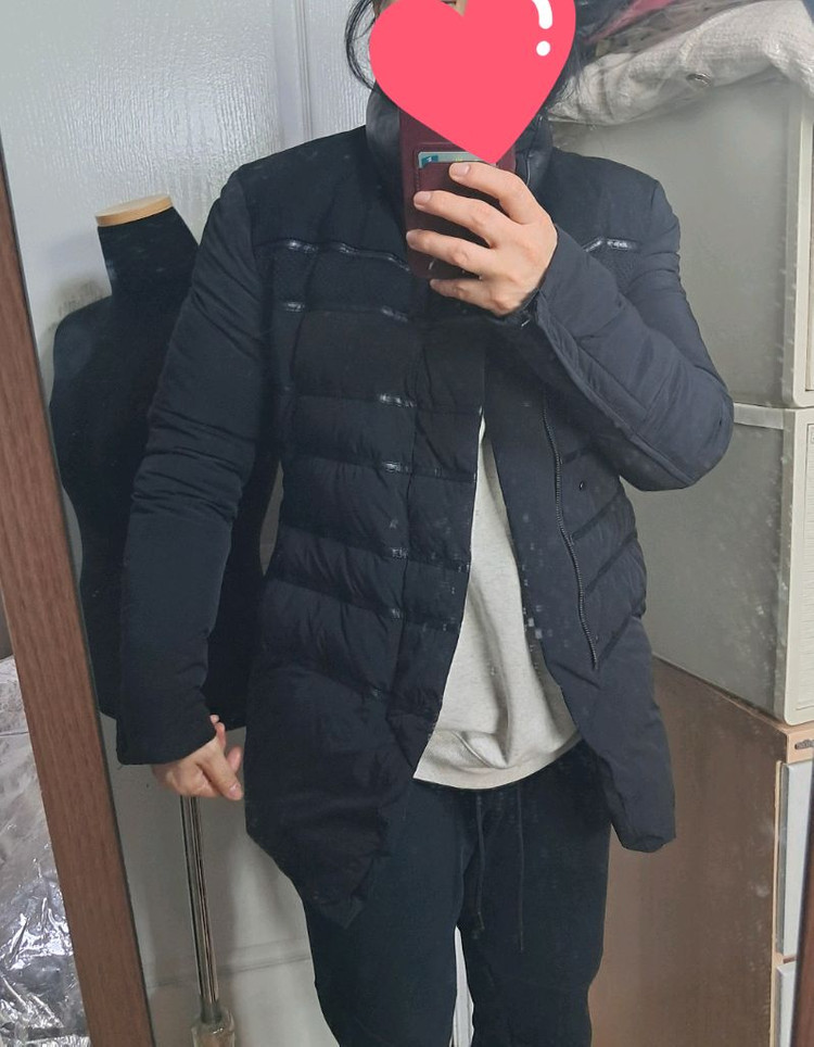 시스템옴므 남성 패딩 구스다운자켓 90~날씬95(슬림핏) 이미지