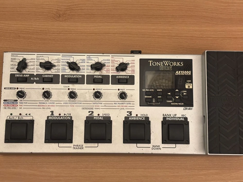 Korg tone works ax1500g 기타 멀티이펙터 - 안심되는 중고거래
