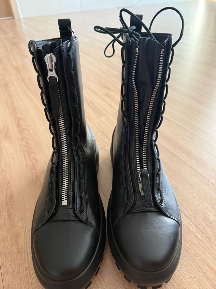 스톤아일랜드 가죽 레더 부츠--1