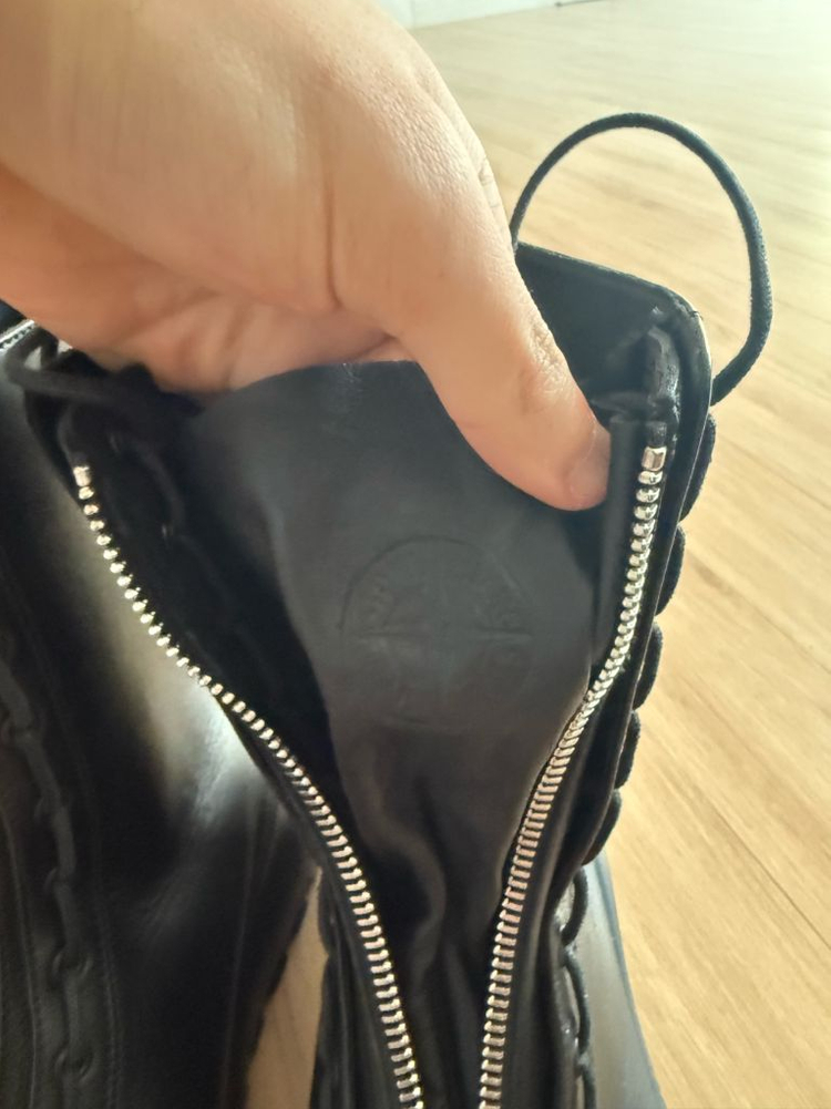 스톤아일랜드 가죽 레더 부츠--2