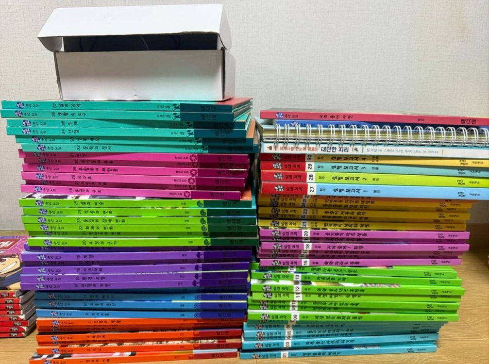 교원 눈으로 보는 실험과학 전집 (1~30권)과 현미경 거의 새책--4