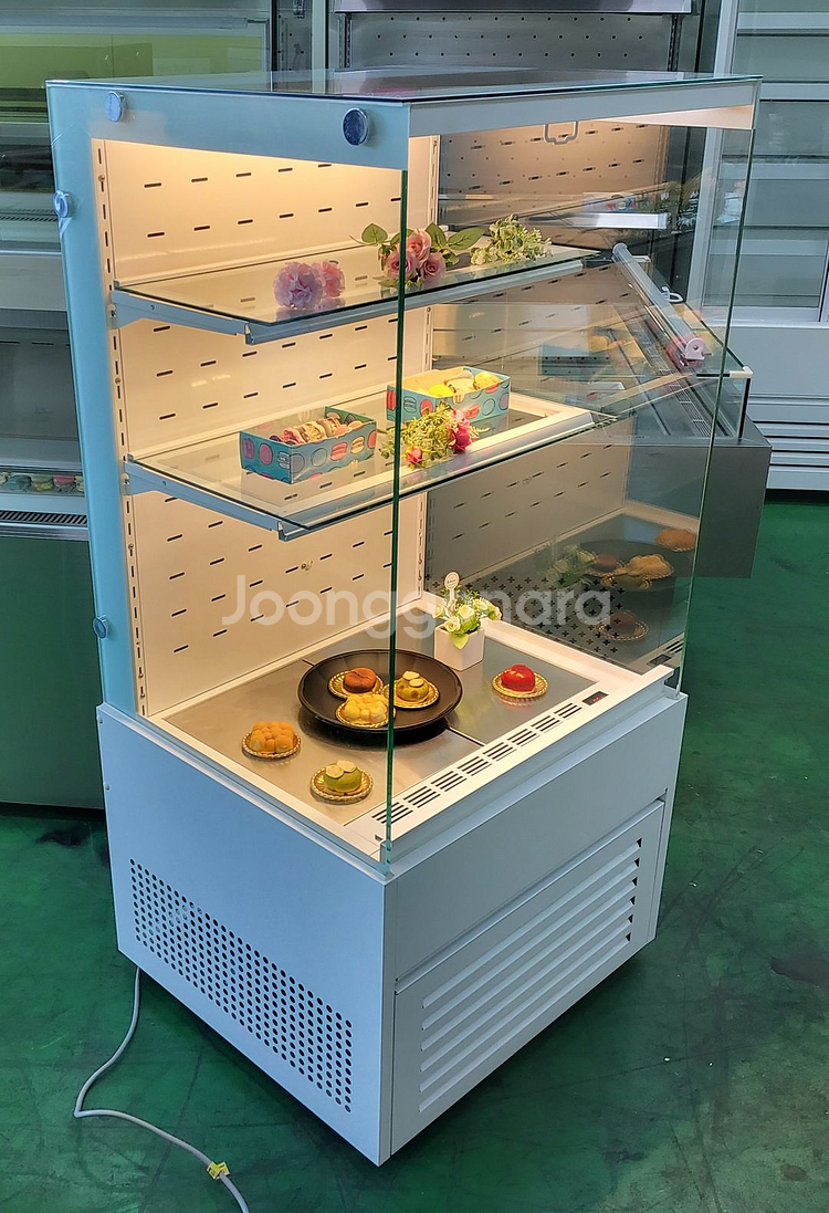 카페용 마카롱 샌드위치 케잌 베이커리 디저트 냉동냉장 쇼케이스 화이트 저온콤프 주문재작품--2